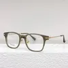 Solglasögonramar NPM-142 Square Acetate Titanium Eyeglasses Extre-Light Fashion Designer Japanese Style Brand Men Business Glasses For