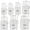 Storage Bottles 10PCS 15ml-100ml Empty Clear Plastic Piller Refillable Seal Containers Solid Powder Vial Reagent Packing Botes