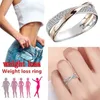 Magnetic Weight Loss Ring Health Fitness Jewelry Fat Burning Design Opening Therapy Fashion258Z