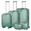 Ensemble de 5 pièces Set à bagages Clainer Spinner Clearance Hardhell Lightweight Tsa Lock ABS Luggage Set