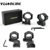 Scopes Visionking 25.4mm 30mm 35mm Aluminum Rifle Scope Picatinny Mount Ring For .223 .308 .50 Cal Hunting 11mm 21mm Dovetail Mount