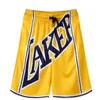 Koszykówka szorty męskie Lakers Warriors Grizzlies Raptors Special People Spurs Heat 76ers Team Capris