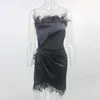 Casual Dresses Dress for Women Bride Silver Denim Miss Evening