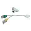 NEU 2024 POE Splitter Adapter Ethernet Ein Netzwerkkabel Zwei Kamera Splitter -Kombinatorverbinder -Konverter Poe Switch für Poe Splitter