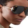 Des lunettes de soleil de créateur de mode Hommes et femmes conçus par le créateur de mode BV1273S Texture complète Super Good UV400 rétro Full Frame Sunglasses avec des lunettes