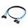 Computer Cables 4 Sata To Cable 6 III 6Gbps SAS For Server 7 Pin Data Cord 50CM/100CM