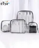 eTya Transparent Cosmetic Bag Clear Zipper Travel Make Up Case Women Makeup Beauty Organizer Toiletry Wash Bath Storage Pouch9567259