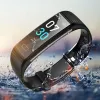 Управление S5 Bluetooth 5.0 Smart Bristant Fitness Tracker IP68 водонепроницаемый сердечный рисунок монитор артериального давления Smart Bracelet для наружного