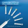 Головы Oralb Pro 600 Crossaction 3D Электрическая перезаряжаемая зубная щетка Белые зубы чистите водонепроницаемость глубоко чистая для ухода за полостью рта для взрослых