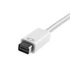 Mini DVI To VGA Adapter Mini-DVI Male To VGA Female Monitor Video Adapter Cable for Apple MacBook White