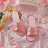 Woman Satin Slippers Wedding Slippers Women Sandals Summer Shoes Soft Bottom Bride Sandal Zapatos De Mujer 240407