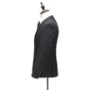 Costumes pour hommes smoking décontractés de mariage rayé hommes habiller le costume slim ajustement homme qualité de qualité blazer gilet pant