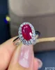 Kjjeaxcmy fein juwelrry s925 Sterling Silber eingelegtes Natur Ruby New Girl Noble Ring Support Test Chinesischer Stil Verkauf3969966