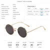 Splov Vintage Mens Sunglasses Women Retro Punk Style Round Round Metal Lensful Lenss Sun Glasses Fashion Gafas Sol Mujer 240408