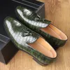 Zapatos de vestir hombres transpirables flecos flecos se deslizan en mocasines vintage moda casual