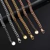Anklets 6mm/8mm Cuban Anklet Jewelry Fashion Manufacturer's Direct Selling Stainless Steel Hip Hop Foot Chain
