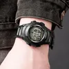 Armbandsur Stylish Vintage Electronic Watch Water Resistant Alarm LED Display Lämplig för studenter Relogio Masculino