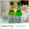 Vases 15Pcs Tiny Korean Bottles Statues Mini Bottle Models Miniature Ornaments