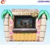 4x3x3mH (13x10x10ftH) wholesale free ship to door outdoor activities outdoor portable western inflatable tiki bar party air inflated pub tent for sale