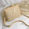 Shoulder Bags 2024 Summer Straw Crossbody For Women Handmade Woven Female Beach Party Holiday Bohemia Packet