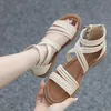 Sandalen damesschoenen te koop dames plus size open teen dikke zool zachte Romeinse vrouwen chic