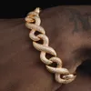 Personalized Customization Hip Hop Bracelets Factory Price Fine Cuban Jewelry Bracelet Outstanding Diamond Bracelet