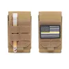 Bags Tactical 5.5Inch Molle Cell Phone Pouch EDC Pouch Outdoor Mobile Phone Pouch Waist Tool Pack Hunting Accessories Bag Holder