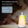 Table Lamps Remote Dimming Lamp Portable Rechargeable Intelligence Induction Dimmer Long Endurance 360 Degrees Touch Control
