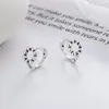 Orecchini per borchie 181fr Zfsilver S925 Design alla moda di moda coreano d'argento retrò giuntura piccole perle a corona ciondoli feste di gioielleria da donna