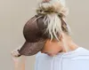 2018 Ponytail Baseball Cap Women Messy Bun Snapback Summer Mesh Sun Hats Casual Sport Caps Vintage Wäscheld Vater Hut für Frauen Männer wh6360402