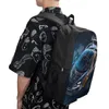 Rugzak Fantastische sportwagenpotloodschema's Boy Polyester fietsen Rugzakken Print Pretty School Tags Rucksack