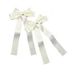 Saç klipleri kadın yaylar Koreli Bow Girl Bowknot Barrettes parti