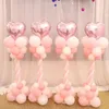 Parti Dekorasyonu 1/2Set Ayarlanabilir Balon Sütun Stand Kiti Metal Balon Tutucu Base Düğün Doğum Günü Bebek Duş Noel