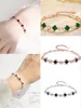 925 Silver Classic Designer Bracelet Four Chain d'agate Clover pour femmes Bracelets Cleefiy pour petite amie Bijoux de créateur Bracelet Bracelet Men