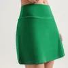 Shorts attivi Lo Summer Tennis Skirt Slip Fit Elastic Anti Walking Sports Fitness Women's Yoga High Waist