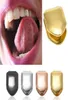 Cool Rock Hip Hop одинокий зуб Grillz Cap Gold Lated Dental Grill