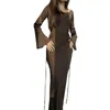 Casual Dresses Prom Maxi Dress Long Sleeve Women Elegant Satin With Horn Sleeves For Party Evening Events Women's