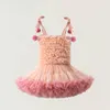 Bunny Dress Girls Tutu Baby Dress Super Fairy Cake Pommel Veil Birthday Party Children Princess Dress Summer