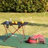 Accessoires Hooru vouwen buitentafel draagbaar lichtgewicht bureau met carry tas camping picknick vissen strand wandelmeubilair