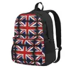 Backpack Union Jack Backpacks meninos meninas bookbag infantil bolsas escolares desenho animado crianças mochila laptop saco de ombro grande capacidade