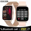 Watches Eigiis Bluetooth Svar Call Smart Watch Women Män 1.69 tum vattentät fitness tracker damer smartur för Xiaomi Android iOS