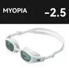 Copozz Summer Men Femmes Swimming Goggles Myopia Adulte Anti Fog Diopter Clear Lens 2 to 7 Pool Pool Eyewear avec cas 240409