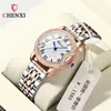 Wristwatches CHENXI 328 Women's Quartz Watch Arrival Design Fashion Casual Wristwatch Bracelet Simple Elegant Leather Watches For Laidies