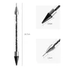 قلم الأظافر متعدد الرؤوس متعددة الوظائف قلم الأظافر من مانيكير 6 ألوان مع رأس الشمع الأكريليك