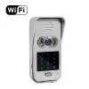 Control IR Night Vision Smart Phone Remote Unlock Network Door Video Camera Intercom Wifi Video Door Phone with Keypad