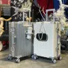 Moda bagażowa 20 22 24 26 28 cali Unisex Stuffle Trolley Case Universal Bagaż mężczyźni