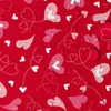 Bordduk 1PC 137x274cm Love Heart Theme TABLECLOTH DISPOBLE för bröllopsdag Party Valentine's Day Decorations