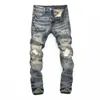 Designer Jeans Herren Top -Qualitätsbrief Stickerei Denim Pant Squ Wanderung Hip Hip Hop High Street Brand Motorrad Stickerei