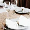 Bordservett dussin överdimensionerad tyg middag servetter tvättbart ideal för fester bröllop och middagar kvalitet polyester tyg