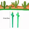 Pens 20 Pcs Cactus Shaped Gel Pens 0.5mm Black Gel Ink Writing Pen for School Home Office Supplies